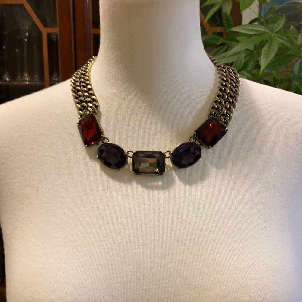 Rock and roll custom jeweled necklace